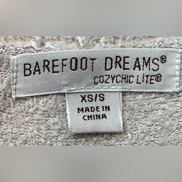 Barefoot Dreams CozyChic Lite Knit Long Sleeve Cocoon Circle Cardigan. XS/S. - Picture 6 of 8